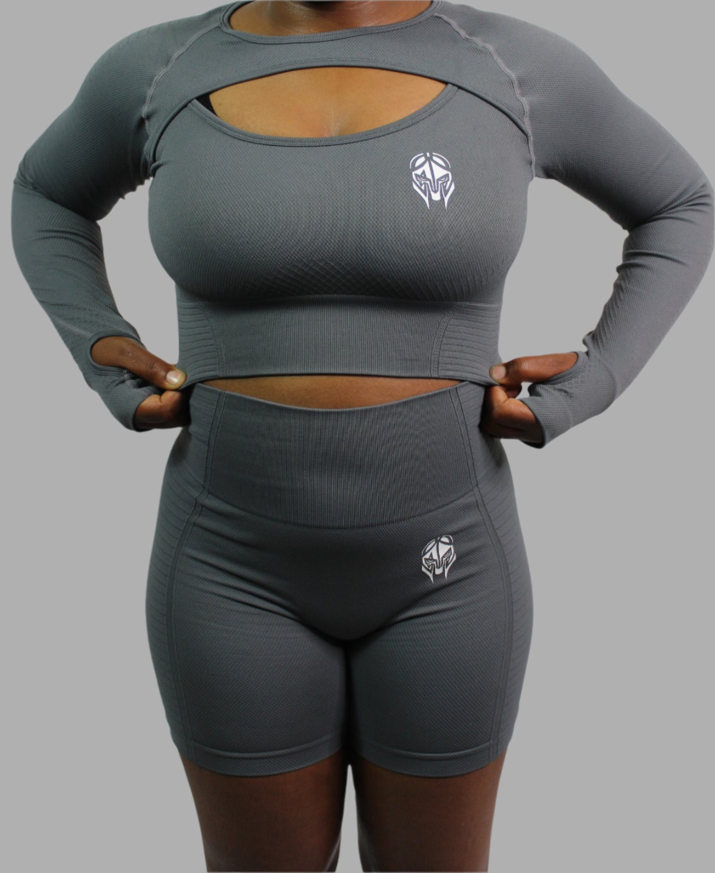 VALKYRIE LONG SLEEVE TOP – GREY