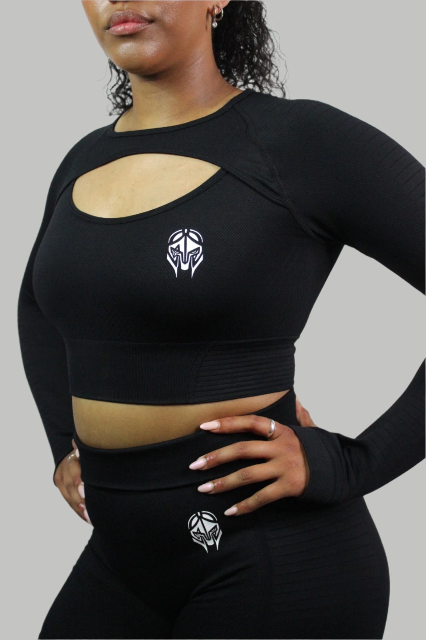 VALKYRIE LONG SLEEVE TOP – GREY