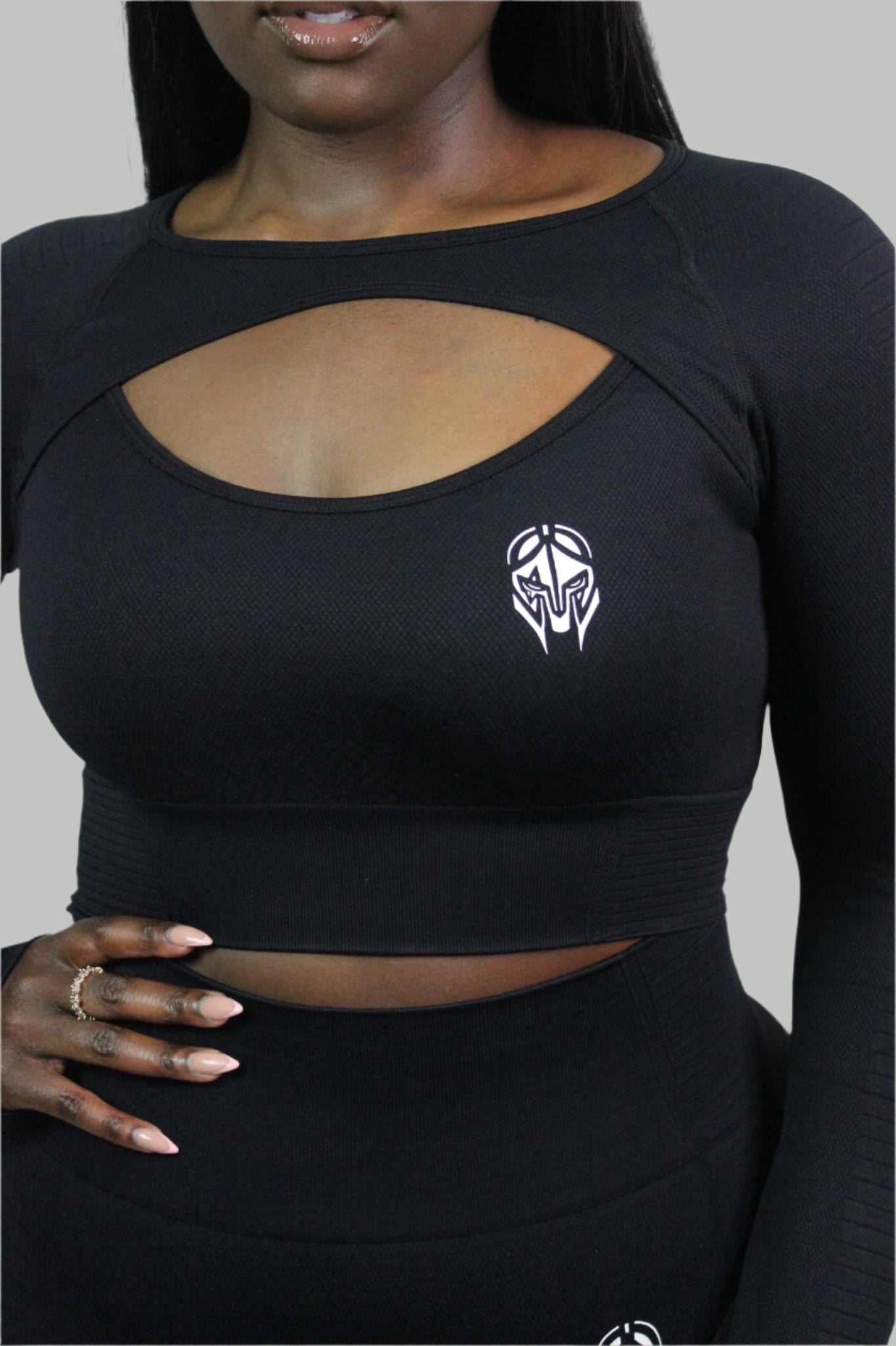 VALKYRIE LONG SLEEVE TOP – GREY