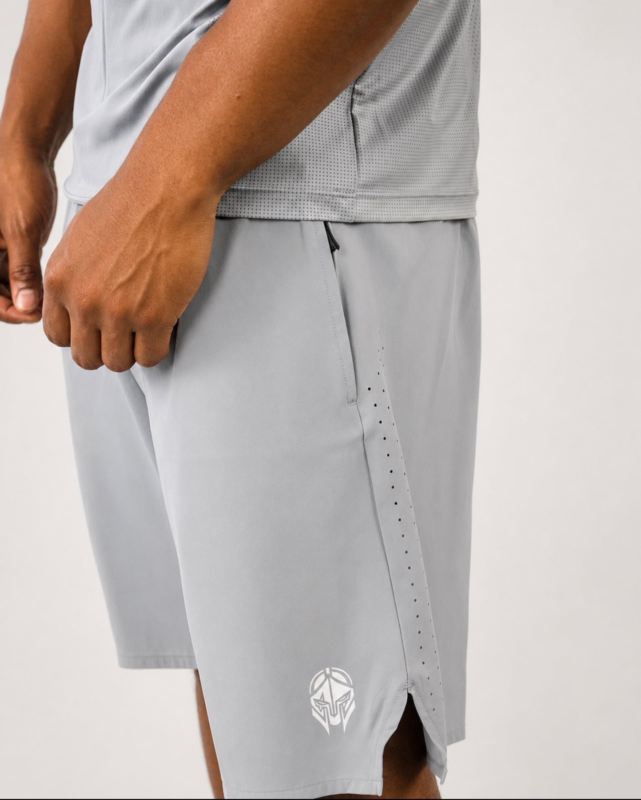 ATLAS TRAINING SHORTS — STORM GREY