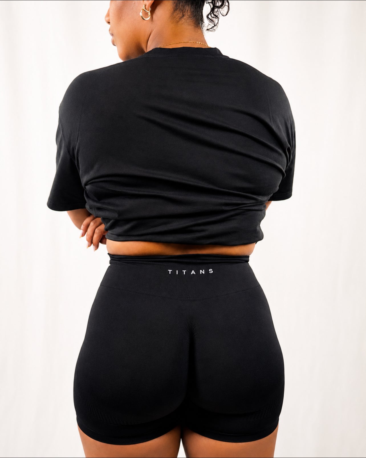 TITANS BOXY TEE — BLACK