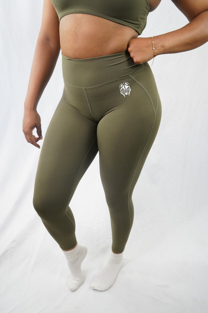 ATALANTA LEGGINGS — OLIVE