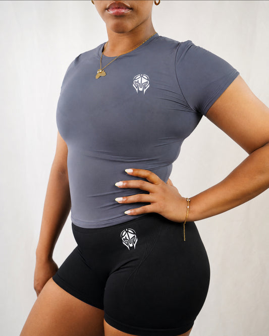 TITANS FITTED TEE — GREY