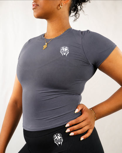 TITANS FITTED TEE — GREY
