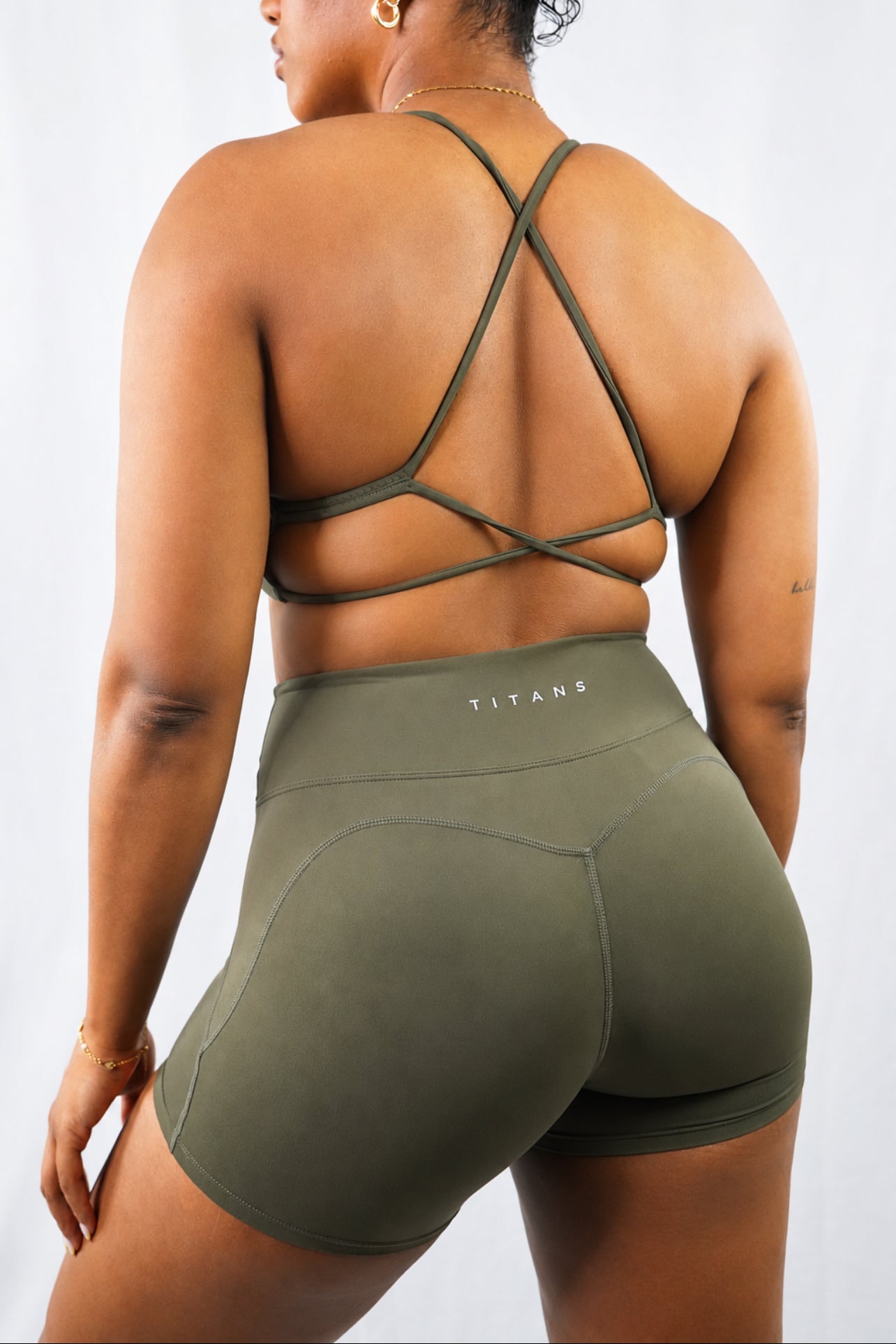 ATALANTA SHORTS — OLIVE
